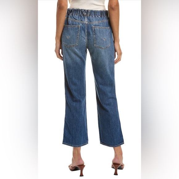 Hudson Remi High rise paper bag straight crop jeans size 25 - Picture 12 of 12